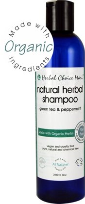 Herbal Choice Mari Shampoo m/w Organic Green Tea & Peppermint 236ml/ 8oz
