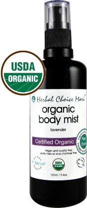 Herbal Choice Mari Organic Body Mist Lavender 100ml/ 3.4oz Spray