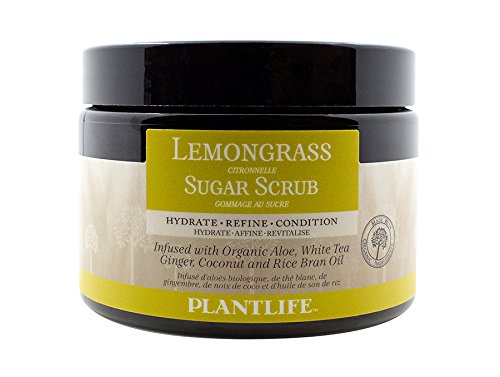 Lemongrass Face & Body Sugar Scrub – 100% Natural, 14 oz