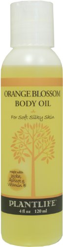 Orange Blossom Body & Bath Oil with Vitamin E, Apricot & Jojoba- 4 oz.