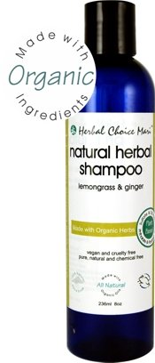 Herbal Choice Mari Shampoo m/w Organic Lemongrass & Ginger 236ml/ 8oz
