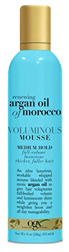 OGX Argan Oil of Morocco Voluminous Mousse, 8 Ounce