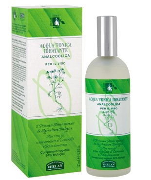 Helan Eco Bio Cosmetici Vegan Moisturizing Toning Water Certified by the ICEA (Instititue for the Certification of Ethics and Environment) – Organic and Natural