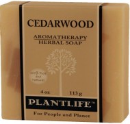Cedarwood 100% Pure & Natural Aromatherapy Herbal Soap- 4 oz (113g)