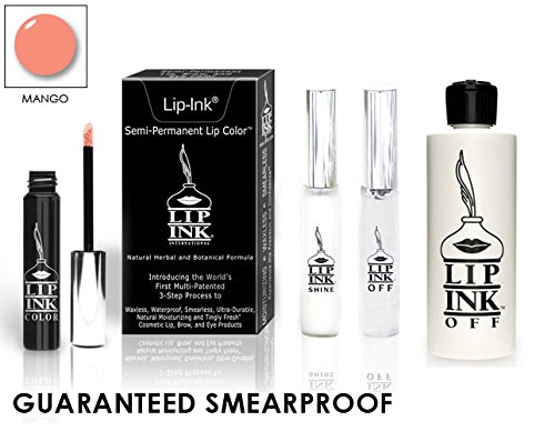 LIP INK Organic Vegan 100% Smearproof Lip Stain Kit – Mango