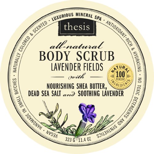Body Scrub – Natural Dead Sea Salt Detox – Lavender Fields