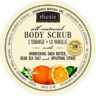 Body Scrub – Natural Dead Sea Salt Detox – Orange Vanilla