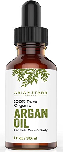 Virgin Argan Oil, 1 fl oz. ★ Premium Quality 100% ECO Certified Organic For Hair, Skin, Face & Nails – Best Moroccan Anti-Aging, Anti-Wrinkle, Anti-Oxidant Beauty Secret – Prevents Frizz & Increases Natural Hair Shine & Silkiness – Natural Skin Care Products for Women and Men – Nature’s Best Beard Oil – Moisturizer for Dry Skin & Cuticles – Pure Oil not a Cream or Serum – USDA & EcoCert Certified – ONE YEAR Satisfaction Guarantee