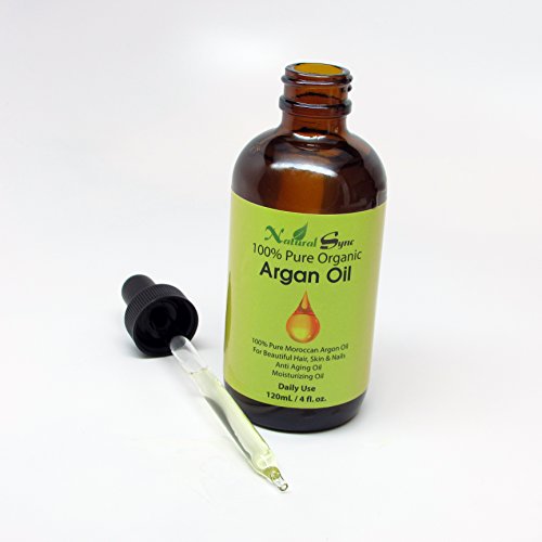Moroccan Argan Oil – 100% Pure & Organic – Triple Extra Virgin – Cold Pressed – For Hair, Skin, Face & Nails