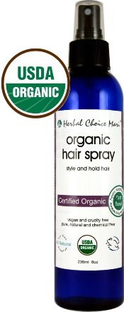 Herbal Choice Mari Organic Hair Spray Copolymer Free 236ml/ 8oz Plastic Bottle
