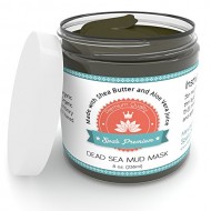 Dead Sea Mud Mask – Spa’s Premium HUGE 8oz Dead Sea Mud Mask for Face Facials and Body Mask – Clears Acne – Anti-Aging Mask – Exfoliate Your Skin’s Pores – Natural Moisturize – All Natural – No Artificial Preservatives – Organic Dead Sea Mud Mask – Organic Aloe Vera Juice – Organic Jojoba Oil – Organic Sunflower Oil – Organic Hickory Bark Extract – Organic Calendula Oil – Organic Shea Butter