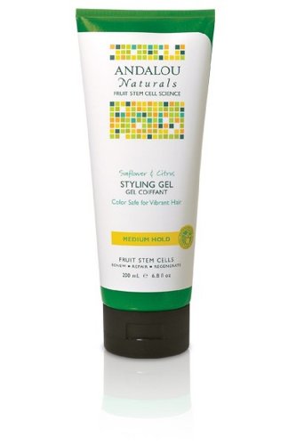 Andalou Naturals Healthy Shine Styling Gel, Sunflower Citrus, 6.8 Ounce