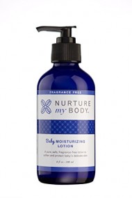 Organic Baby Lotion by Nurture My Body – Fragrance Free, 100% Natural, Organic, Unscented Moisturizing Cream for Babies! (8 fl oz) (Unscented)