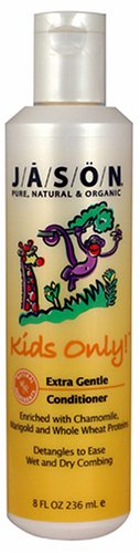 JASON Natural Cosmetics Specialty Hair Care – For Kids Only! Mild Conditioner, Chamomile & Marigold, 8 Ounces