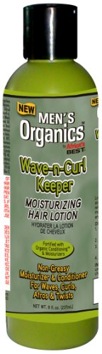Africa’s Best Men’s Organics Wave-n- Curl Keeper Moisturizing Hair Lotion 8 oz. (Pack of 6)