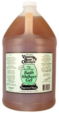 Vermont Soap Organics – Peppermint Magic Bath and Shower Gel Gallon Refill