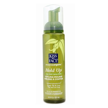 Kiss My Face, Organic Hair Care Paraben Free Hold Up Styling Mousse, 8.5 Oz