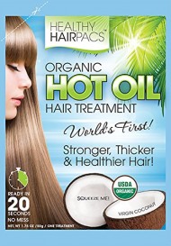 Hot Oil Hair Treatment Organic Coconut By Healthy Hairpacs (4 Pack)