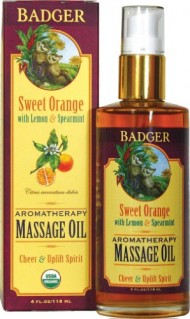 Badger Sweet Orange Aromatherapy Massage Oil
