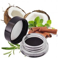 Very Black Gel Eye Liner Smudge Pot – 95% Natural, 70% Organic, Vegan & Gluten Free – Water & Smudge Resistant, Long Lasting, Safe For Sensitive Eyes – No Toxic Chemicals – Try It Today!