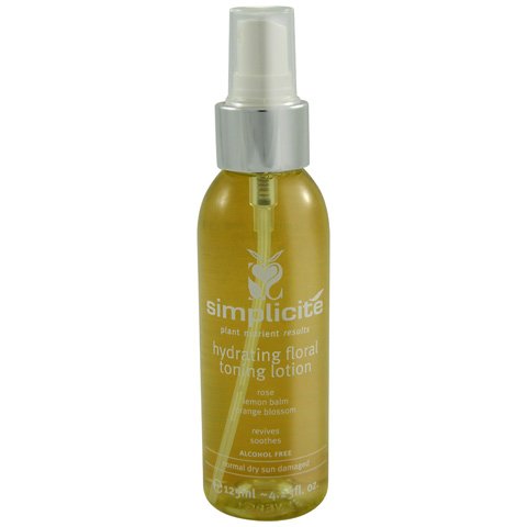 Simplicite Hydrating Floral Toning Lotion 125ml Australian-certified Organic 100% Natural Chemical-free