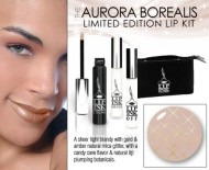LIP INK Organic Vegan 100% Smearproof Liquid Lip Stain Glitter Kit, Aurora Borealis