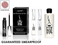LIP INK Organic Vegan 100% Smearproof Lip Stain Kit – Cherrywood