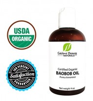 NEW Baobab Oil USDA Certified Organic 4 oz. Top Quality Oil for Dry Skin, Scar Treatment, Stretch Marks, Dry Skin, Eczema. Deep Healing and Moisture. Sourced Fair Trade. Money Back Guarantee.