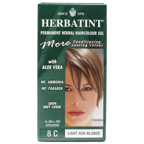 Herbatint Permanent Herbal Haircolor Gel, Light Ash Blonde, 4.5 Ounce