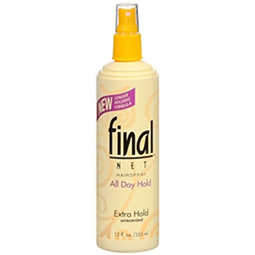 Final Net Unscented All Day Hold Hairspray, Extra Hold 12 fl oz (355 ml)