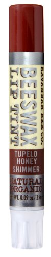 Savannah Bee Company Natural and Organic Tupelo Honey Shimmer Lip Tint, 0.09-Ounce
