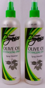Lusti Organics Olive Oil Anti-Frizz Hair Detangling Spray 12 oz (pack of 2)