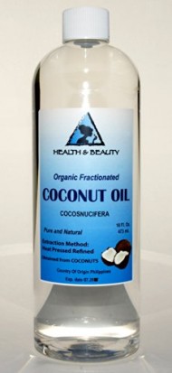 Coconut Oil Fractionated Organic Carrier Pure 32 oz