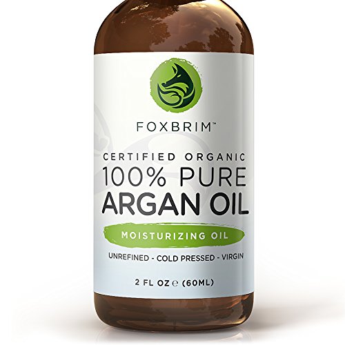 BEST ORGANIC Argan Oil for Hair, Face, Skin and Nails – 100% Pure Certified Organic Argan Oil – GUARANTEED to Provide Beautifully Healthy, Nutrient-Rich Moisture… Known as Liquid Gold for the HUGE list of Uses & Benefits – Anti Aging, Vitamin E – Cold Pressed, Unrefined, Virgin, Eco Cert & USDA Certified Organic – Use Alone or Infuse Moisturizers, Lotions, Serums and More! Purchase backed by Amazing Guarantee 2oz
