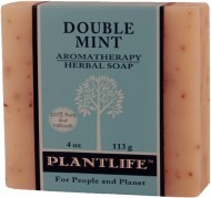 Double Mint 100% Pure & Natural Aromatherapy Herbal Soap- 4 oz (113g)