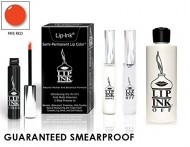 LIP INK Organic Vegan 100% Smearproof Lip Stain Kit – Fire Red