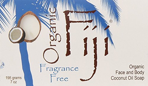 Organic Fiji Face and Body Coconut Oil Soap Fragrance Free — 7 oz