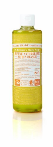 Dr. Bronner’s Castile Liquid Soap, Organic, Citrus Orange – 16 Oz