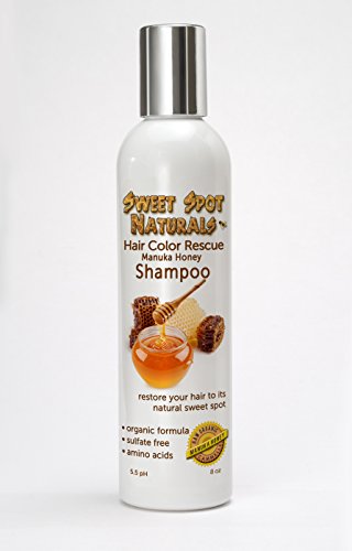 Hair Color Rescue, Best Shampoo for Colored, Chemically Damaged Hair. Color Safe. Restore Vibrancy to Frizzy, Dry, Brittle Hair. Reduce Hair Loss, Eliminate Dandruff. Natural Ingredients, Organic Aloe Vera, Coconut Oil, Amino Acids. Alcohol Free, Sulfate Free, Paraben Free, Chemical Free, Fragrance Free. 8oz.