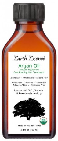 Organic Argan Oil Hair Treatment 3.4 Fl Oz – All Natural Formula – Fragrance Free – Silicone Free – Conditions, Strengthens and Smoothes Hair – Eliminates Frizz – Soothes Dry, Itchy Scalp – 100% Satisfaction Guaranteed