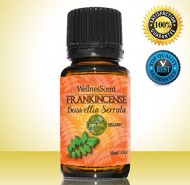 Frankincense Essential Oil – 100% Pure – Certified Organic, 10 ml Boswellia Serrata.