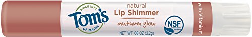 Tom’s of Maine Natural Lip Shimmer, Autumn Glow, 0.08 Ounce, 3 Count