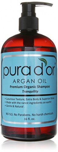 pura d’or Argan Oil Premium Organic Shampoo Tranquility, 16 Ounce