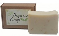 Jensan Basil Lime Natural Organic Soap Bar with Shea Butter and Essential Oils, 4.5 oz