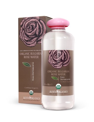 Organic Rose Water, Bulgarian – 500ml / 17 oz (USDA organic)