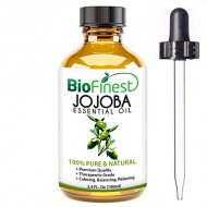 Biofinest Jojoba Oil – 100% Pure Cold-Pressed Unrefined- Certified Organic – Premium Grade – BEST Moisturizer for Face, Nails, Dry Hair & Skin – FREE Glass Dropper – 100ml (3.4 fl.Oz)
