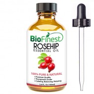 Biofinest Rosehip Oil – 100% Pure Cold-Pressed – Certified Organic – Chile Premium Rosehip Seed Oil – BEST Moisturizer for Face, Nails, Dry Hair & Skin – FREE Glass Dropper – 100ml (3.4 fl.Oz)