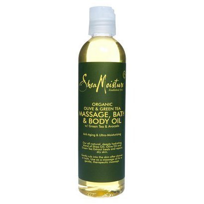 Shea Moisture ORGANIC Olive & Green Tea Bath, Body & Massage Oil 8oz [SEALED]