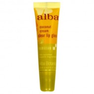 Alba Botanica Hawaiian, Coconut Cream Clear Lip Gloss, 0.42 Ounce