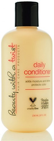 Daily Conditioner – Organic Certified Paraben & Sulfate Free – Strengthens and Replenishes the Appearance of Youthful Hair – Fl 8 Oz – Salon Quality Hair Care – Beauty With A Twist